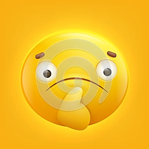 Sad yellow smiley emoji emoticon icon