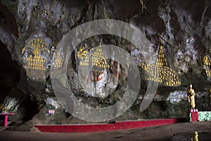 The Sadan cave in Hpa-An, Myanmar photo