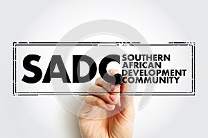 SADC Southern African Development Community - goal is to further regional socio-economic cooperation and integration as well as photo