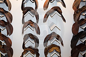 Saddle Horse sold in a market shop on white