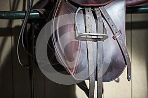 Saddle in the stable