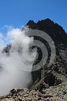 Saddle under Rysy peak 2 503 m High, Tatras