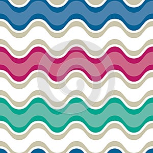 Saddle wave seamless background pattern