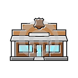 saddlery store color icon vector illustration