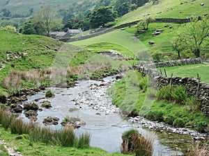 Sadgill village and stream