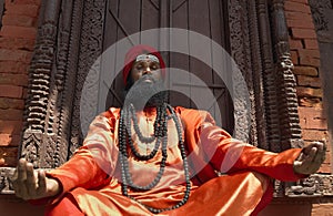 A Sadhu (holy man) in Kathmandu - Nepal