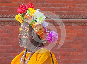 Sadhu religious ascetic mendicant men