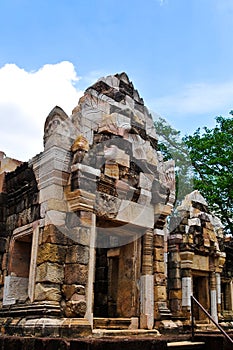 Sadok kok thom Stone Castle Khmer art,Thailand