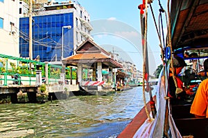 Saen Saep Canal And Express Boat, Bangkok, Thailand