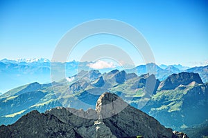 Saentis Mountain landscape