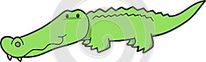 Safari Crocodile Vector
