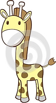 Safari Giraffe Vector