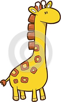 Safari Giraffe Vector