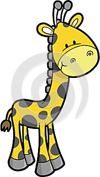 Safari Giraffe Vector