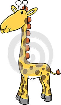 Safari Giraffe Vector Illustration