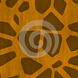 Safari Jungle Themed Seamless Background