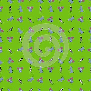 Safari pattern seamless vector