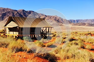 Safari Tent in the Namib Desert (Namibia)