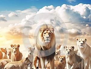 Safari Zoo Animals Over Web Banner