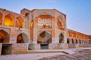 Safavid era bridge in Isfahan, Iran