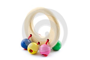 Safe baby rattle and teething ring