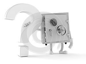 Safe character with question mark