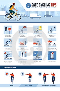 Safe cycling tips for riding safely in the city street