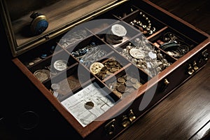 safe deposit box containing family heirlooms and precious keepsakes, safe until the next generation