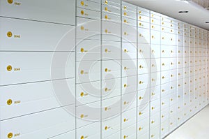 Safe deposit boxes photo