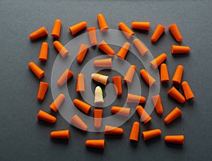 Safe earplugs made of rubber