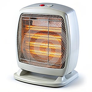 Safe and efficient electric space heater with an easy-to-use control knob, providing comfortable warmth for small spaces photo