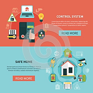 Safe Home Horizontal Banners