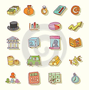 Safe icon,hand drawn vector illustration.
