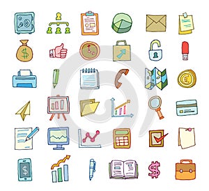 Safe icon,hand drawn vector illustration.