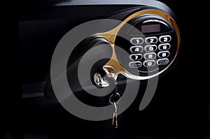 Safe Keypad Keys and Handle Electronic Security