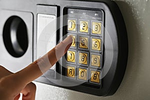 Safe lock code Password Pad number Protection Safety box bank