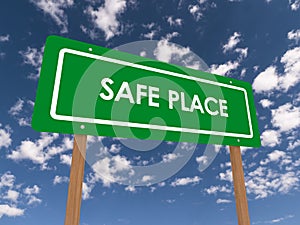 Safe place sign