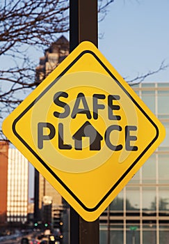 Safe place sign