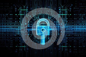 Network binary information system code cyber safe protect cyberspace digital secure