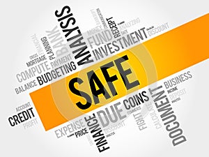 SAFE word cloud