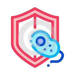 Safeguard Healthcare Bacteria Vector Sign Icon