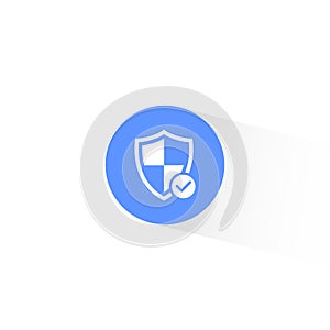 Safeguard icon Vector in Trendy Flat Style. Safety, Security, Shield Protection Symbol Illustration