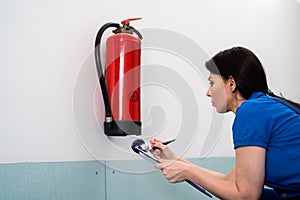 Safety Checking Fire Extinguisher
