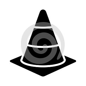 Safety cone icon vector for your website design, logo, app, UI. Vector illustration