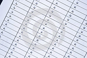 Safety deposit boxes