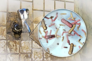 Safety of drinking water concept