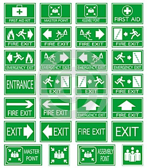 Safety emergency sign