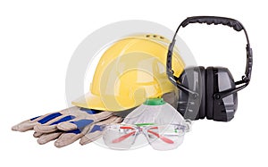 Safety Equipment or PPE Isolated