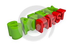 Safety first on white