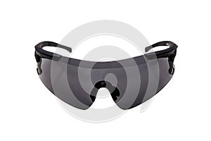 safety glasses for shooting isolated on white